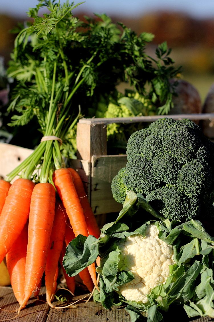 Seasonal vegetables delivered to your door